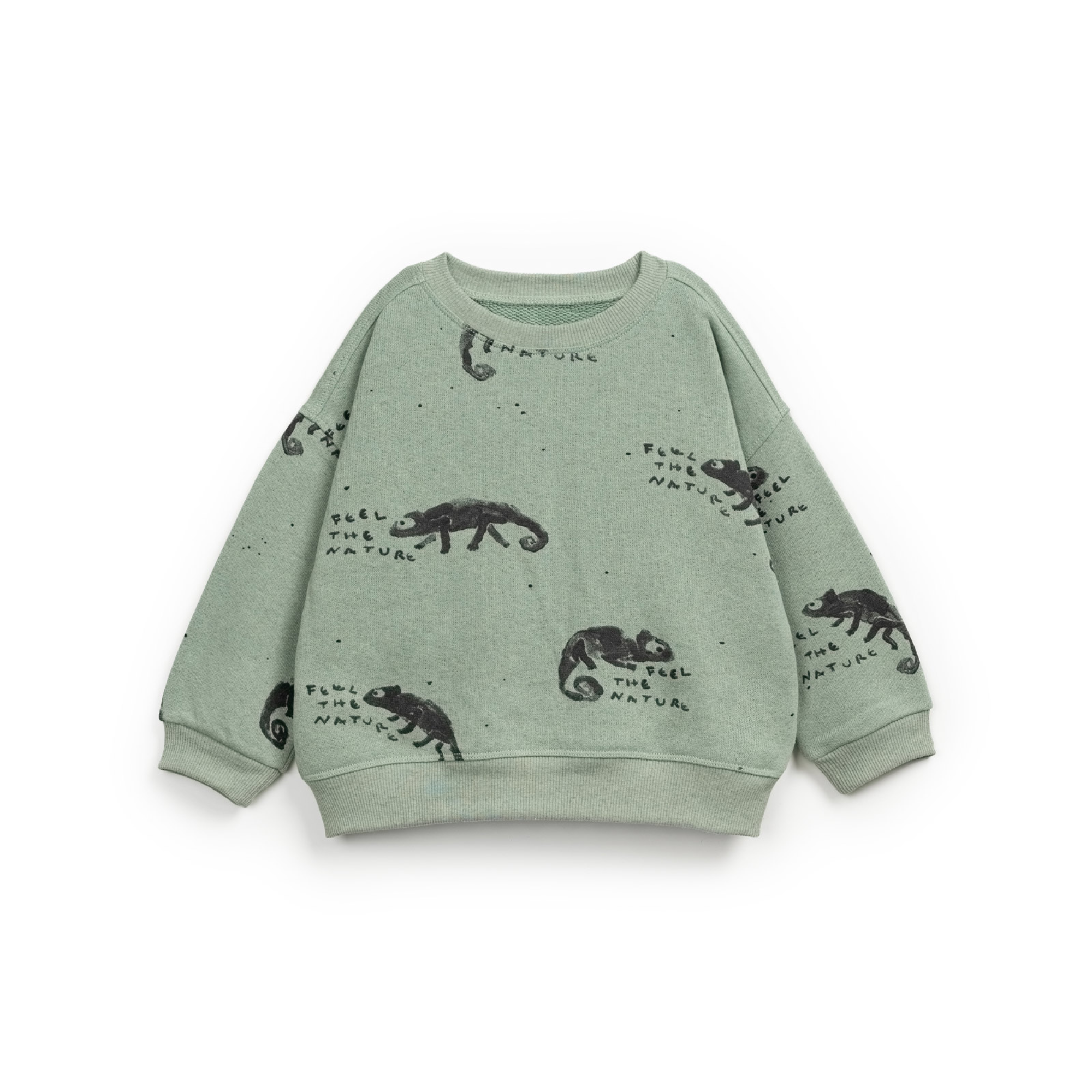 Sweatshirt mit Chamäleon-Print