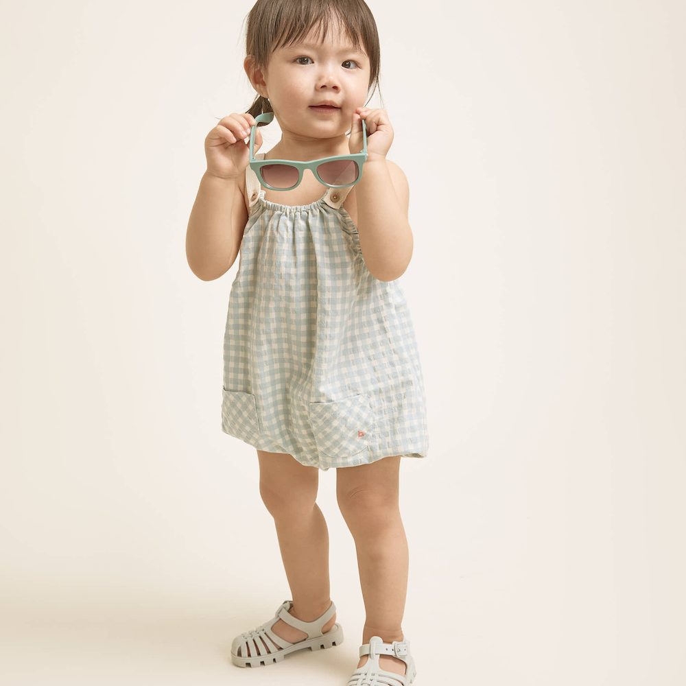 BB Gingham Romper