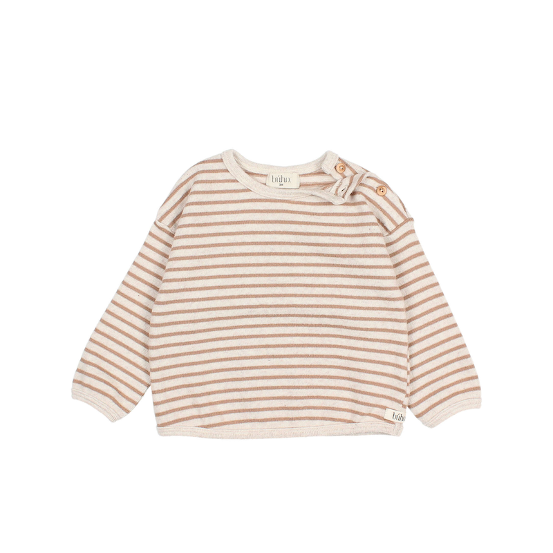 Gestreiftes Sweatshirt aus Jersey