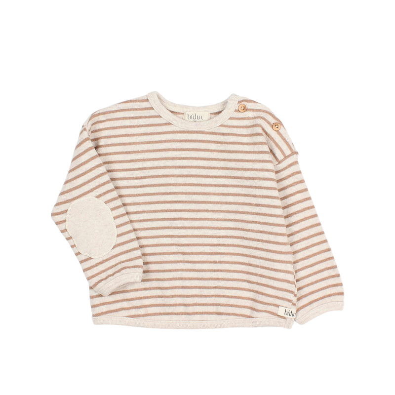 Gestreiftes Sweatshirt aus Jersey