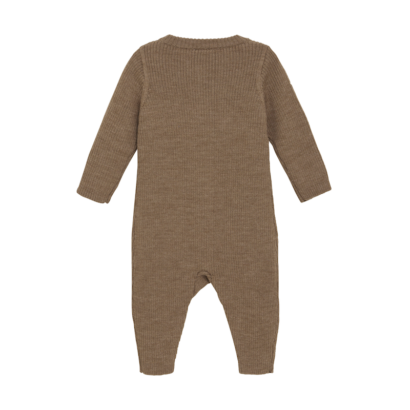 Gestrickter Jumpsuit aus 100% Wolle