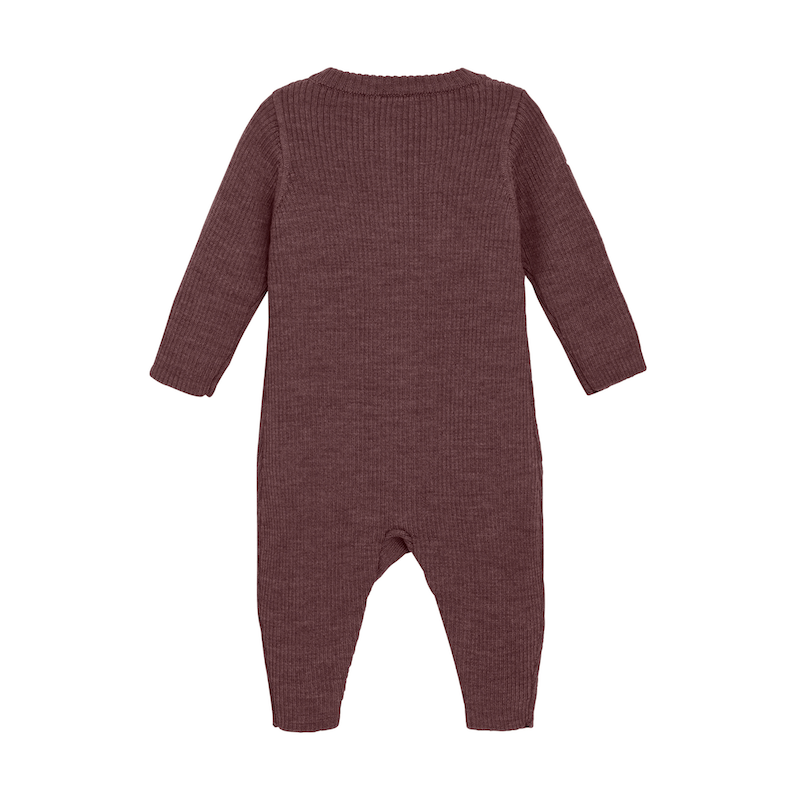 Gestrickter Jumpsuit aus 100% Wolle
