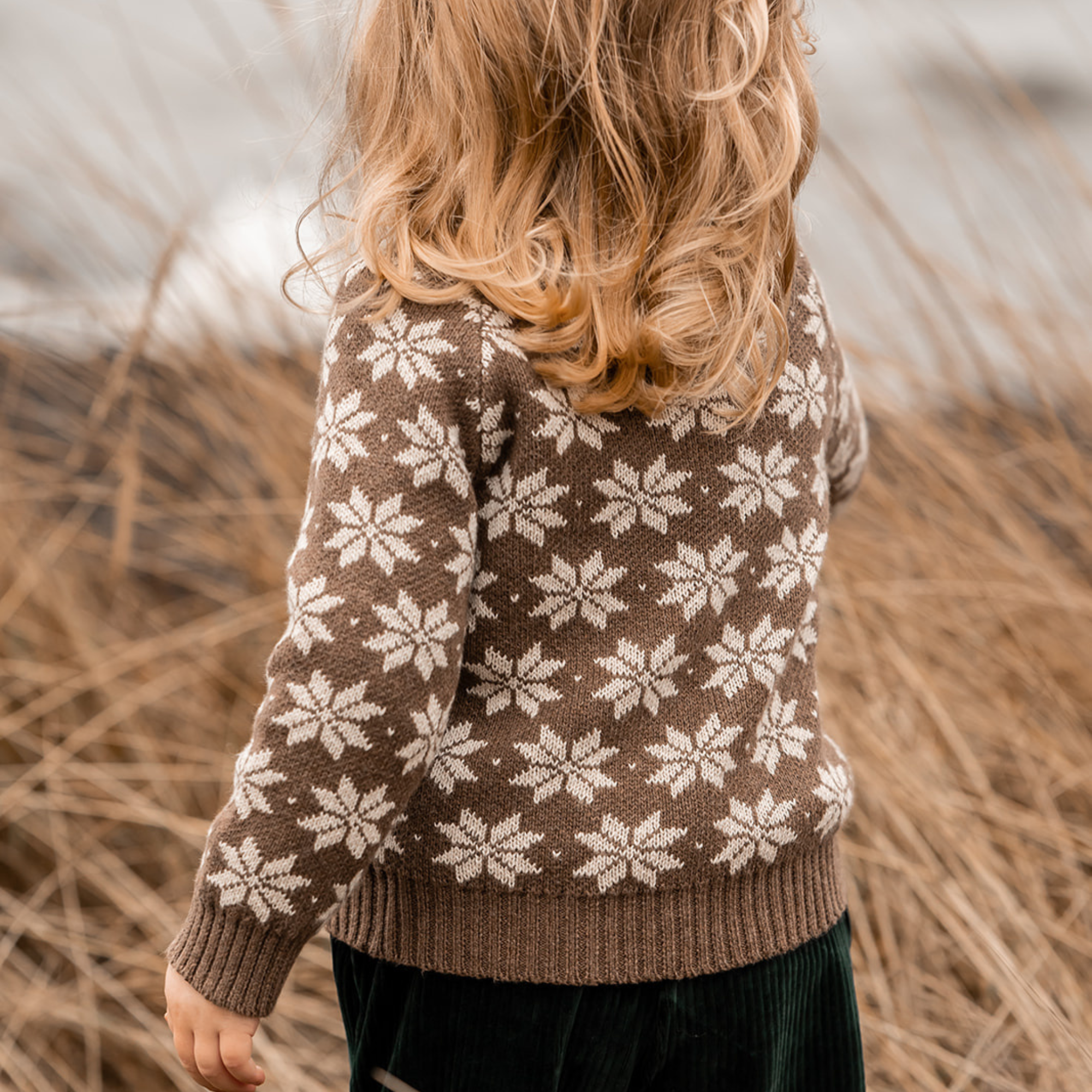 Pullover mit Schneeflocken