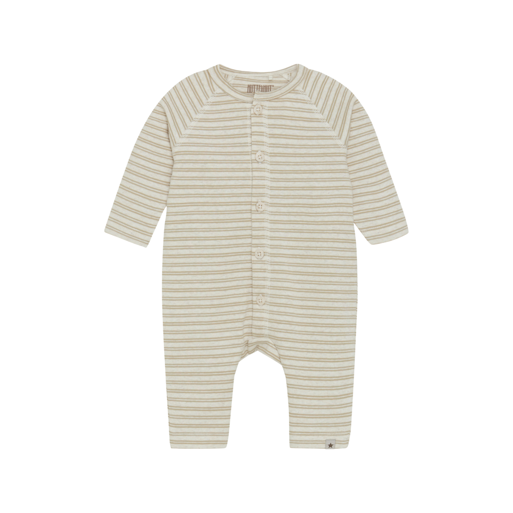 Strampler Melange Rib