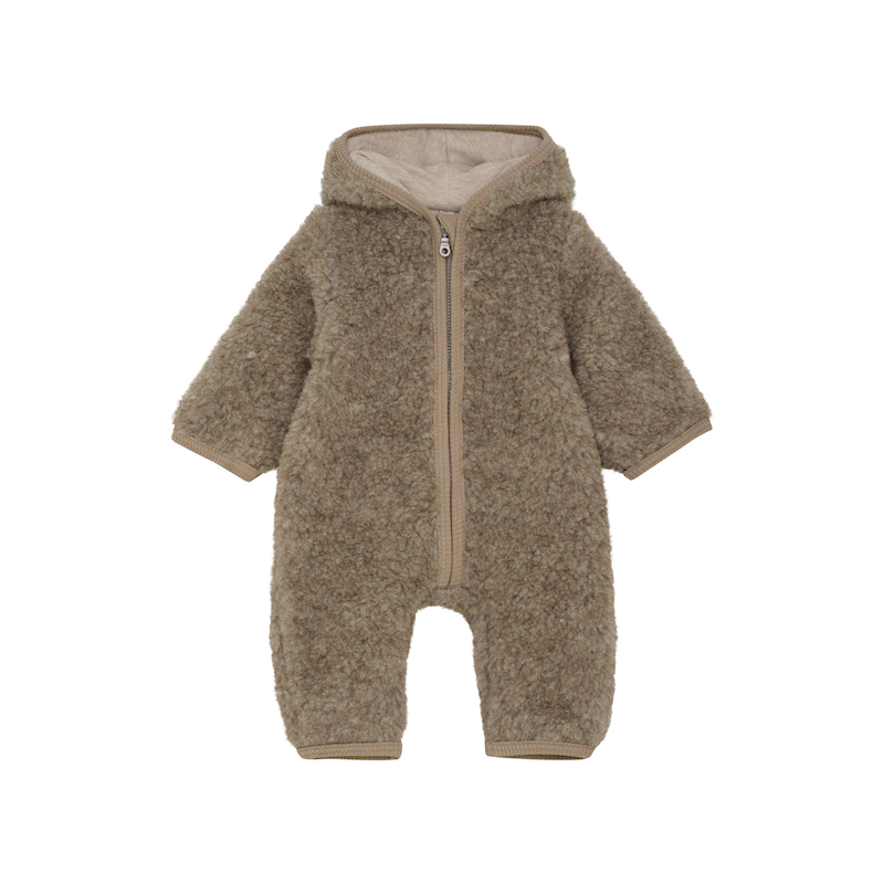 Pram Suit Wool Teddy with Lining