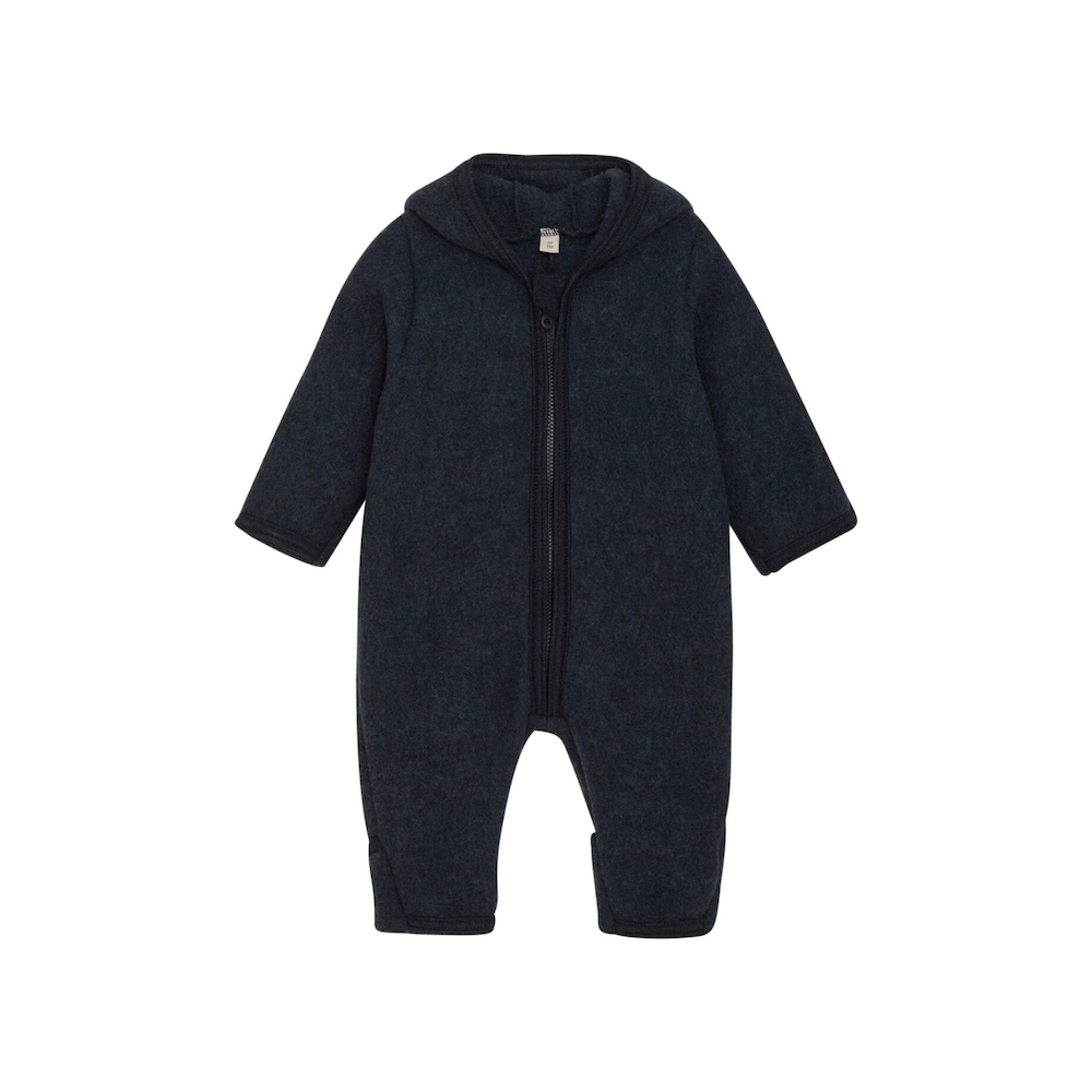 Pram Suit Wollfleece mit Ohren
