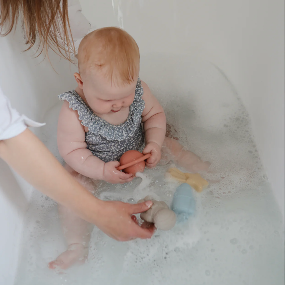 Mushie - Space Bath Play Set- 4 Pack