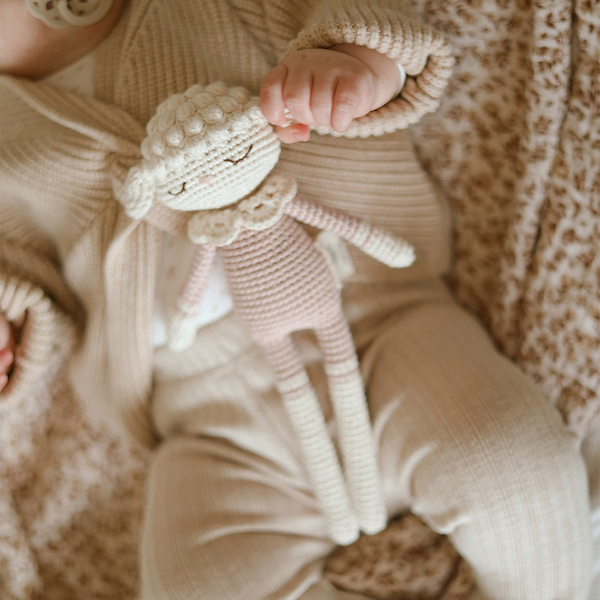 Häkelpuppe Lilli Lamb | rosa