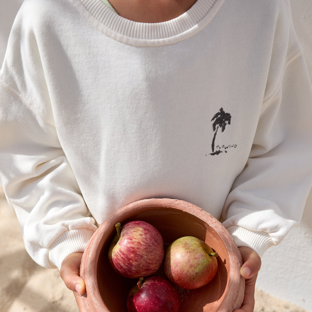 Sweater mit Rückenprint