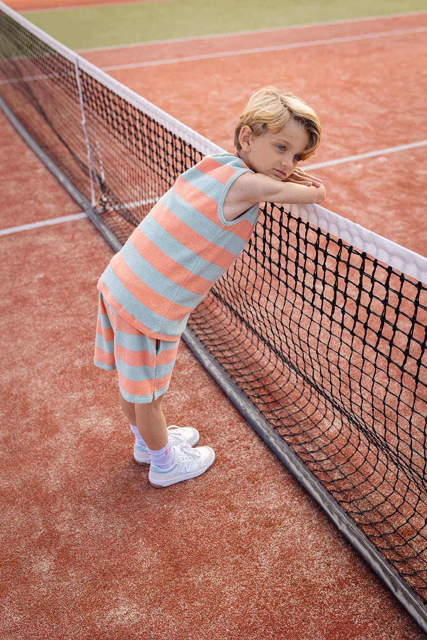 Gestreifte Shorts | Terry block stripes