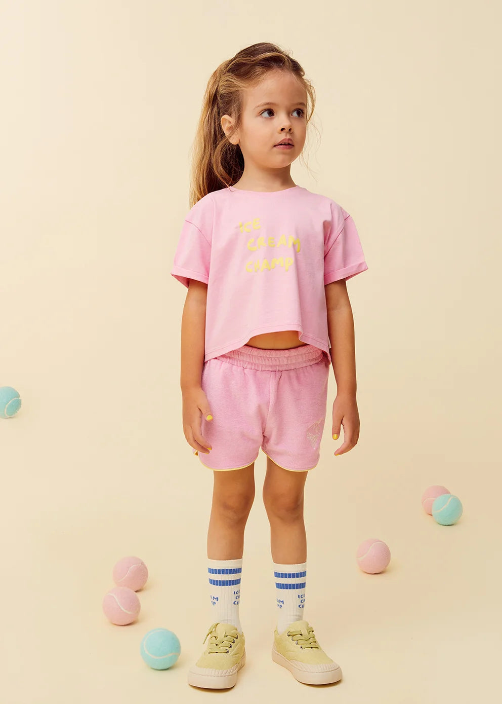Terry Sport Short | Rosa