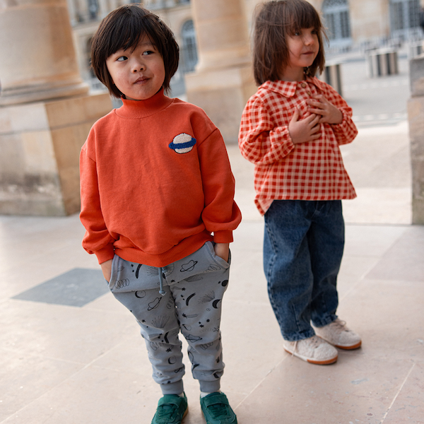 Bluse Karo – Baumwollmusselin