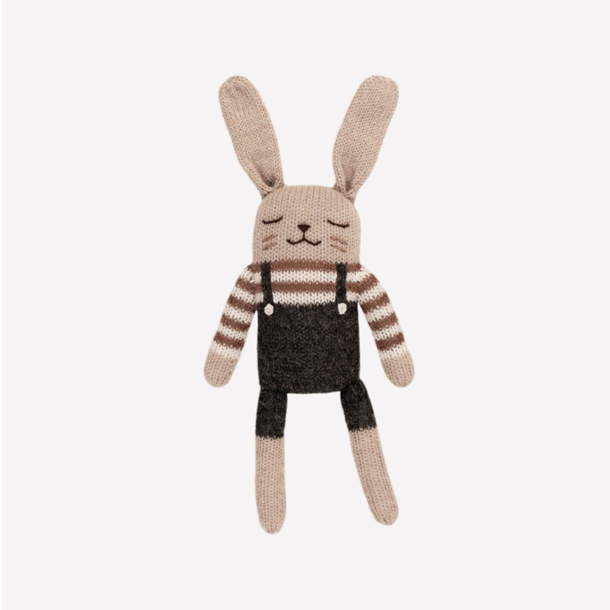 Kuscheltier "Bunny black Overall"