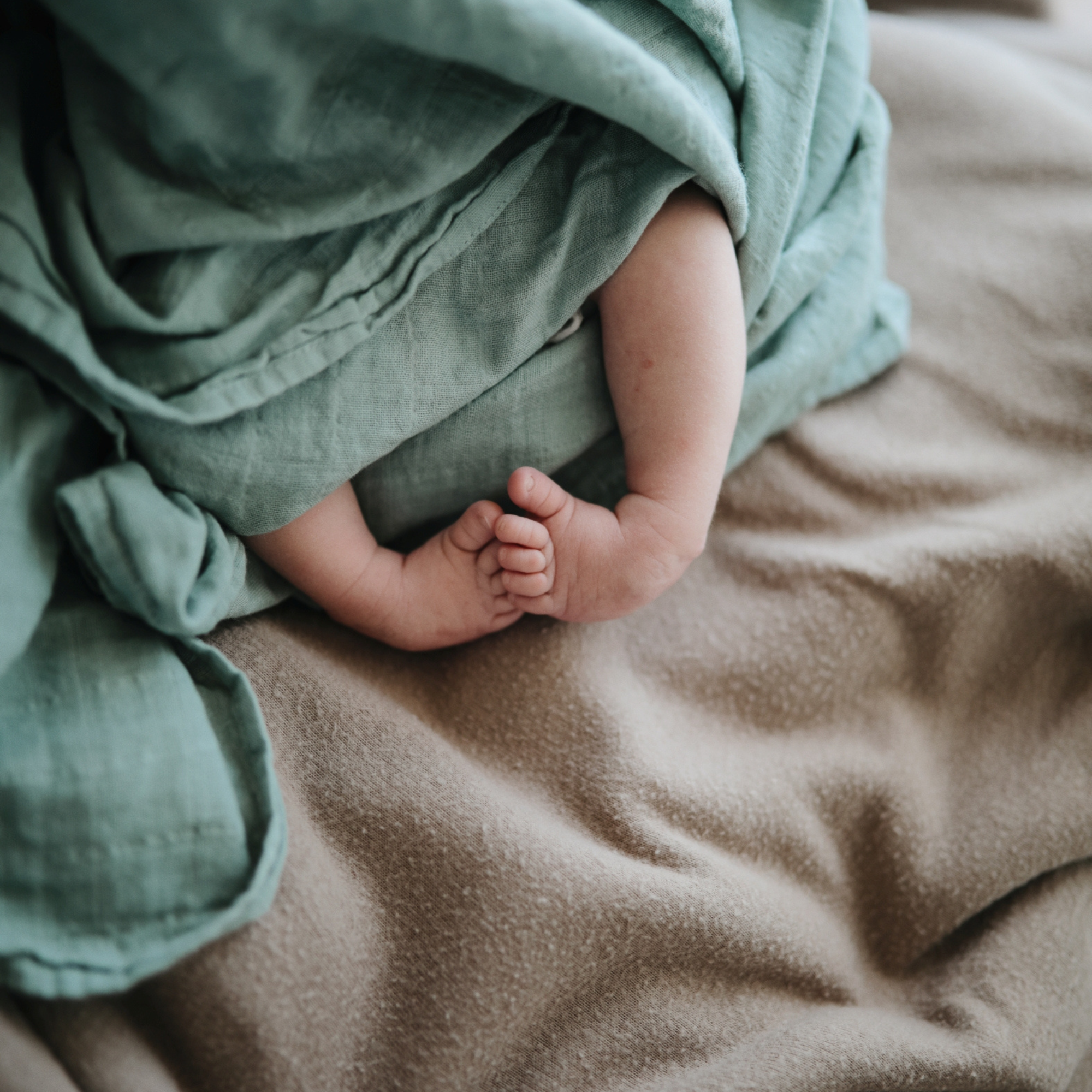 Mulltuch "Swaddle Muslin Roman Green"