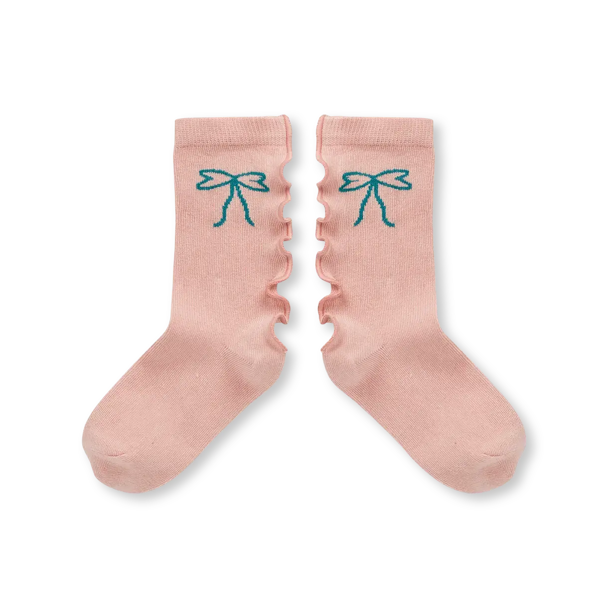Socken Bow – Peach Parfait Pink