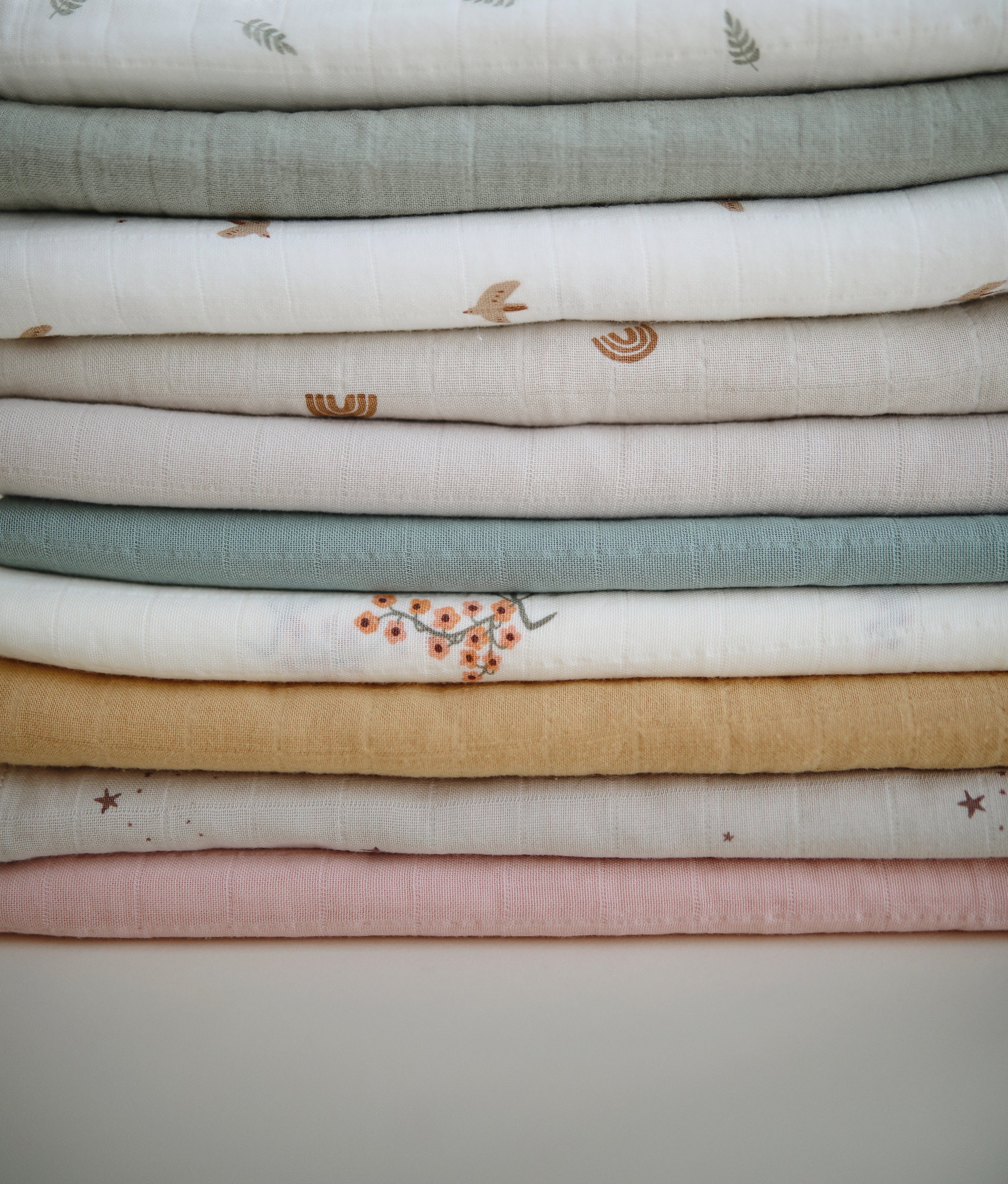 Muslin Stoffwindel "Rainbows", 3er Packung