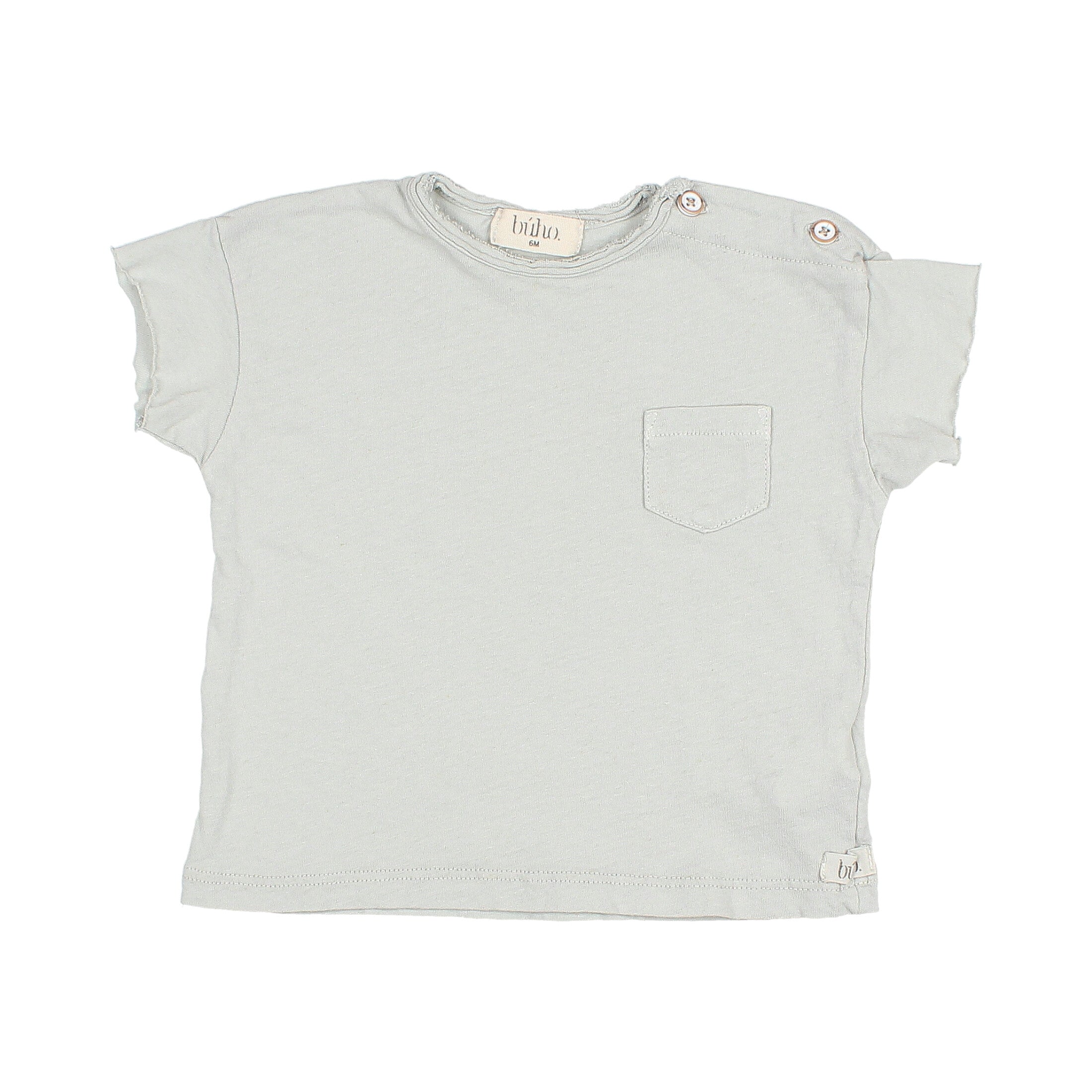 T-Shirt aus Baumwolle & Leinen