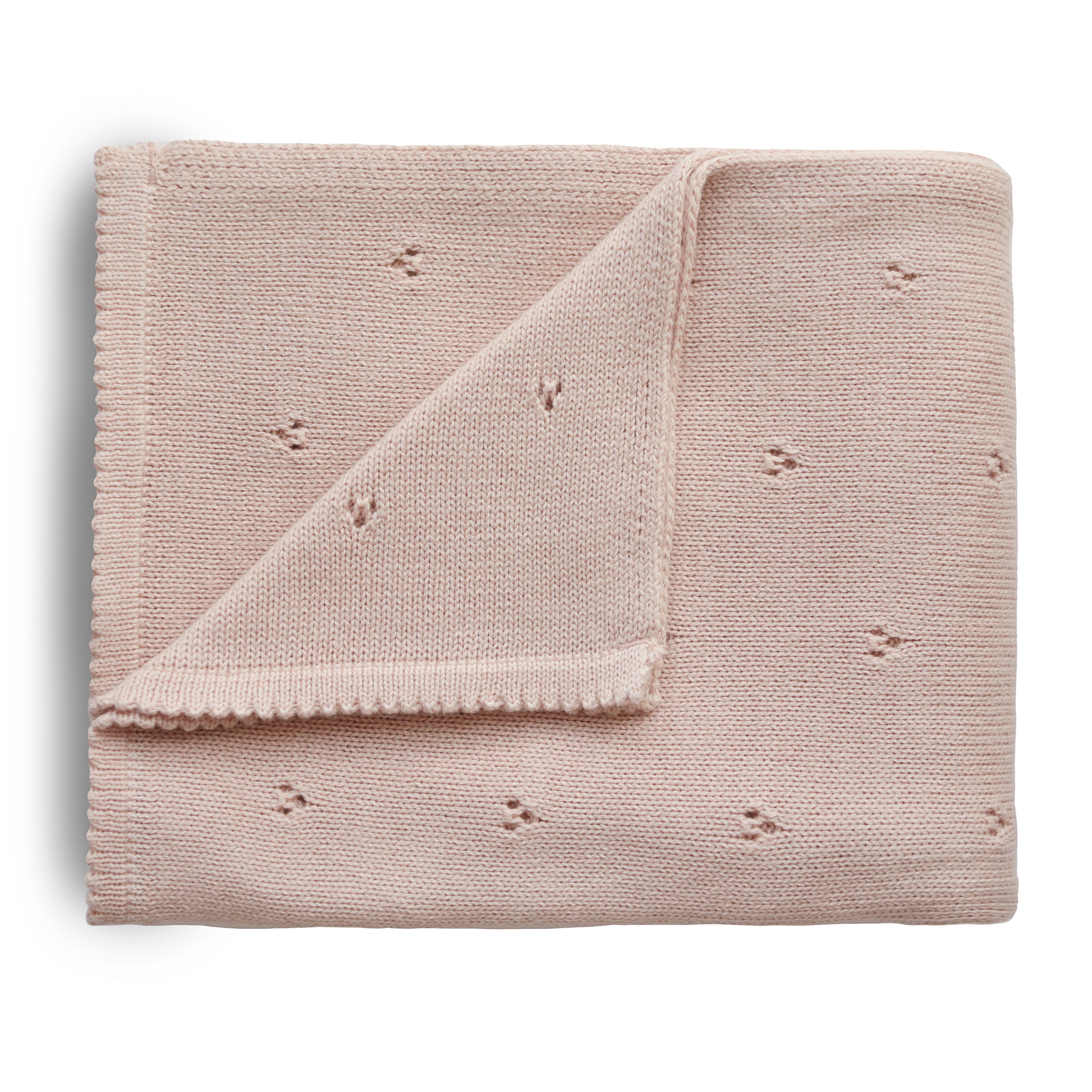 Strickdecke "Pointelle Blush"