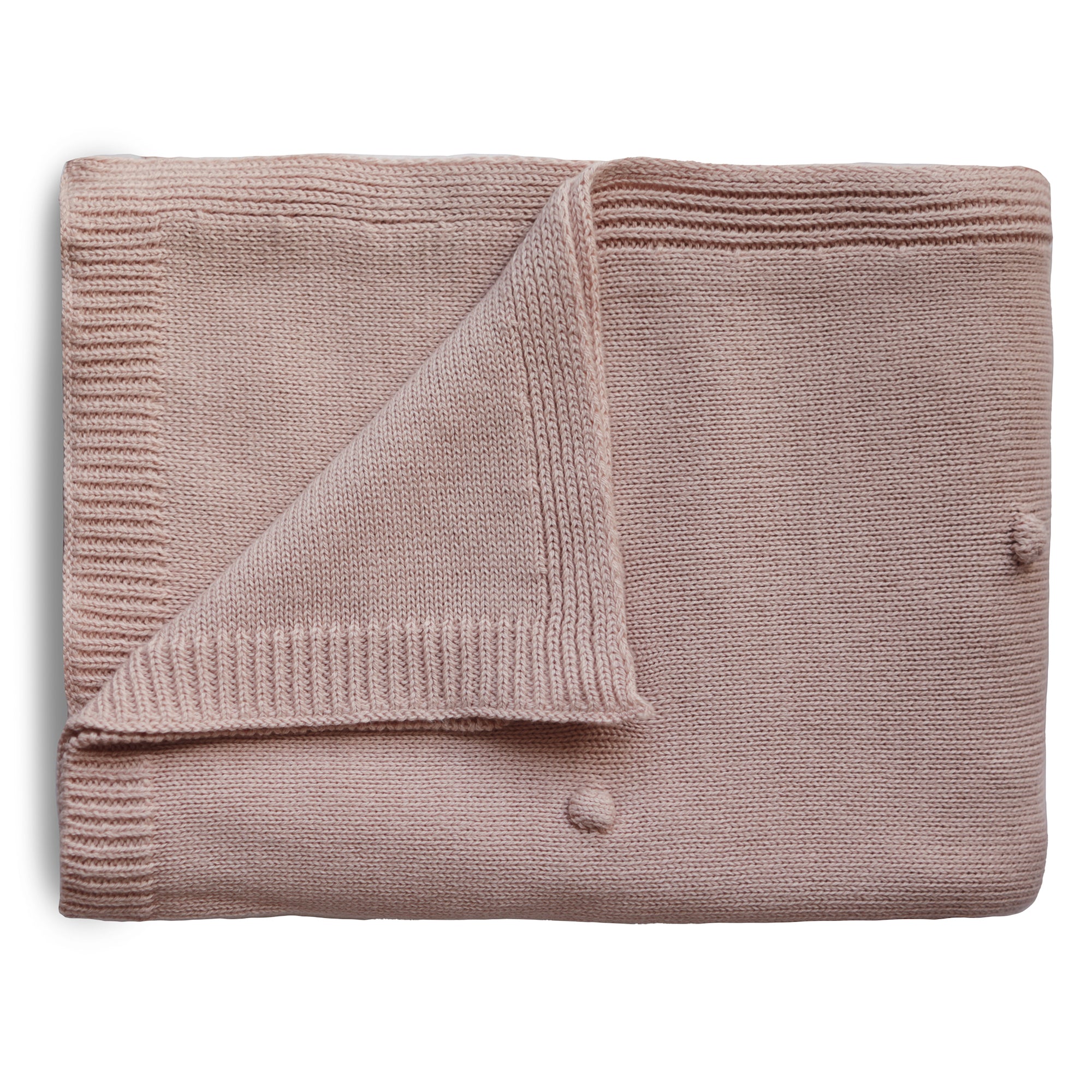 Strickdecke "Dots Blush"