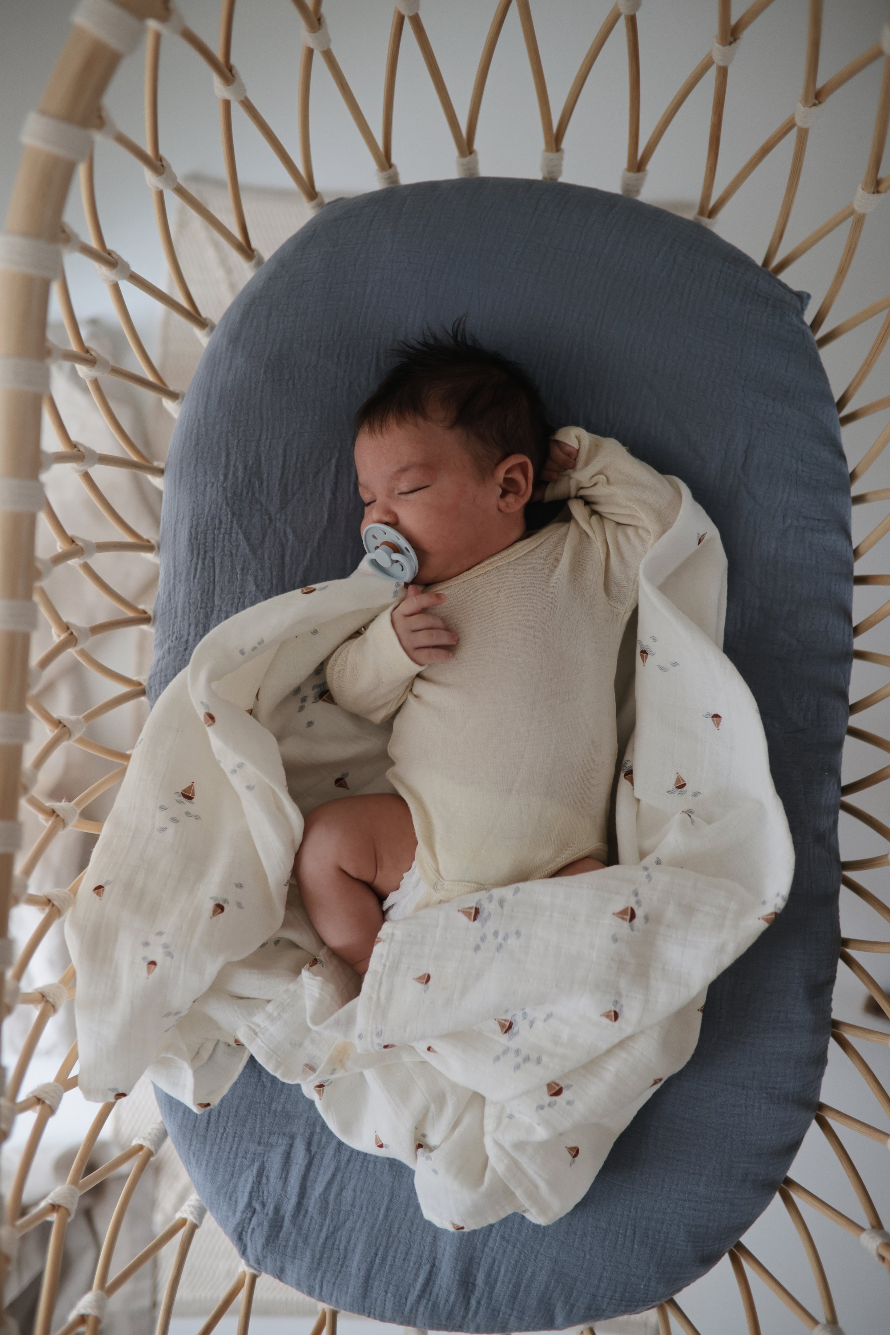 Mulltuch "Swaddle Muslin Boats"