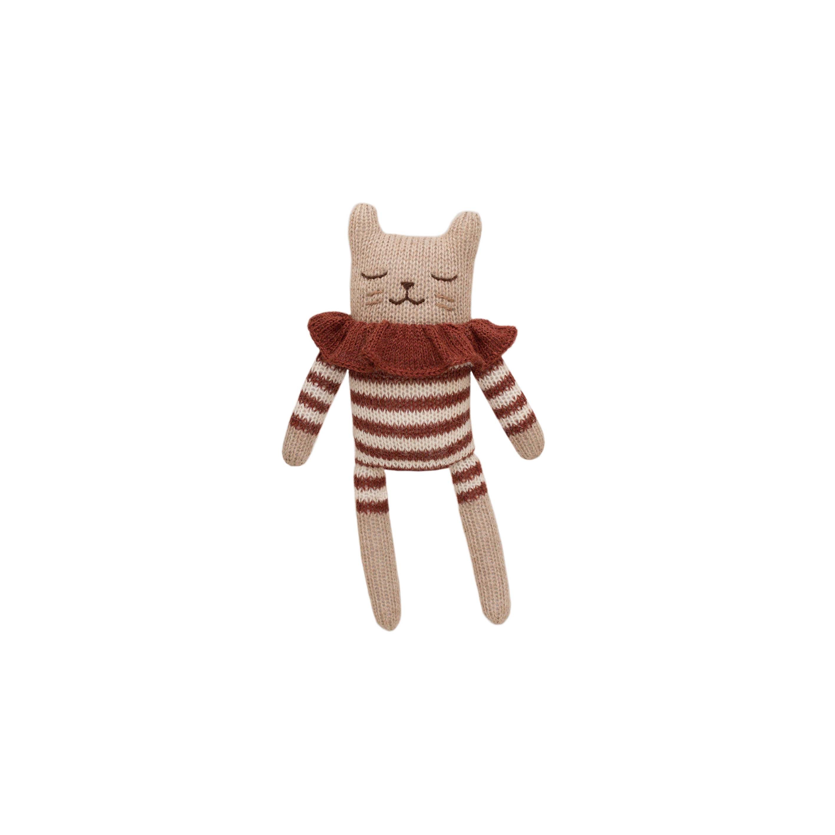 Kuscheltier "Kitten sienna striped romper"