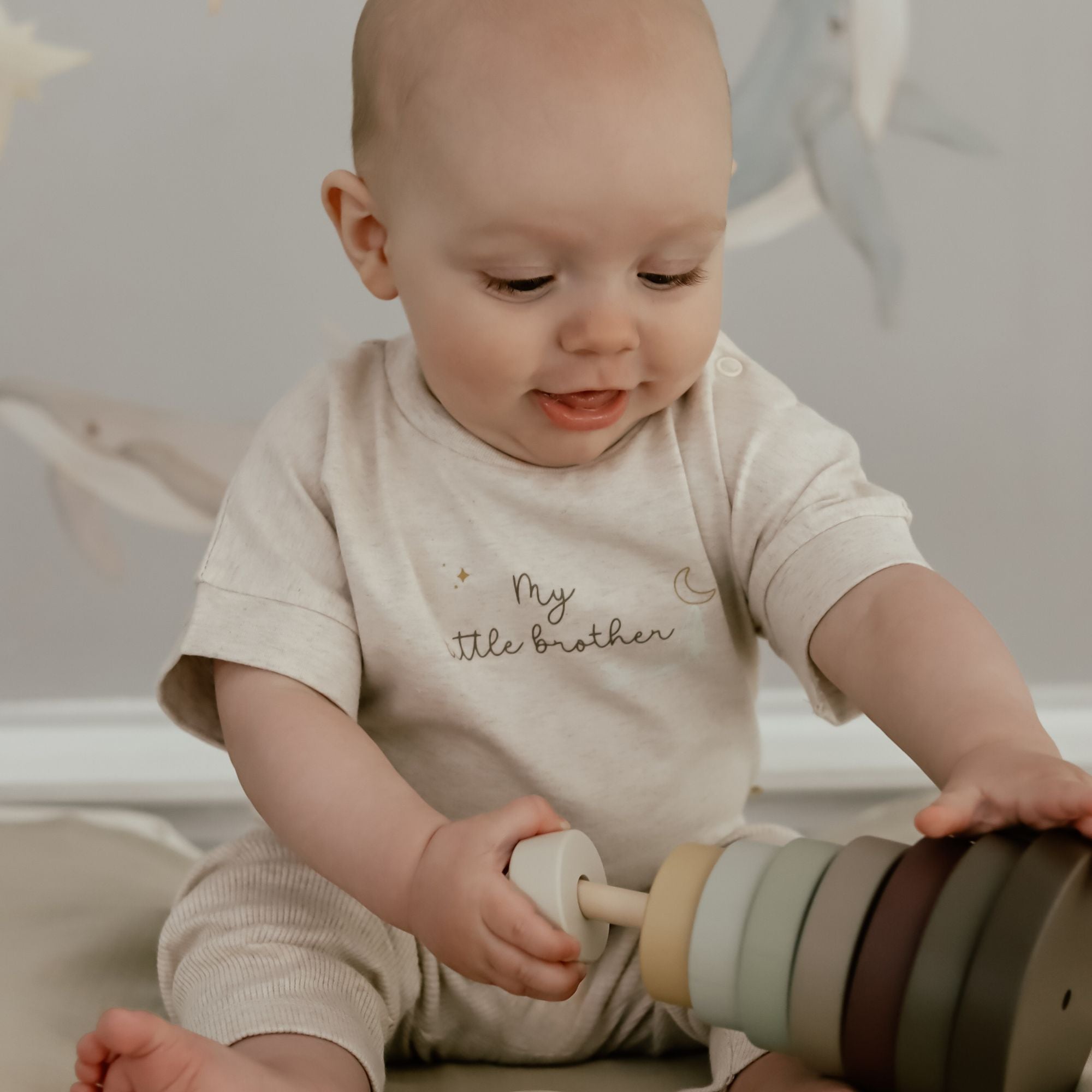 T-Shirt Little Brother, Bio-Baumwolle