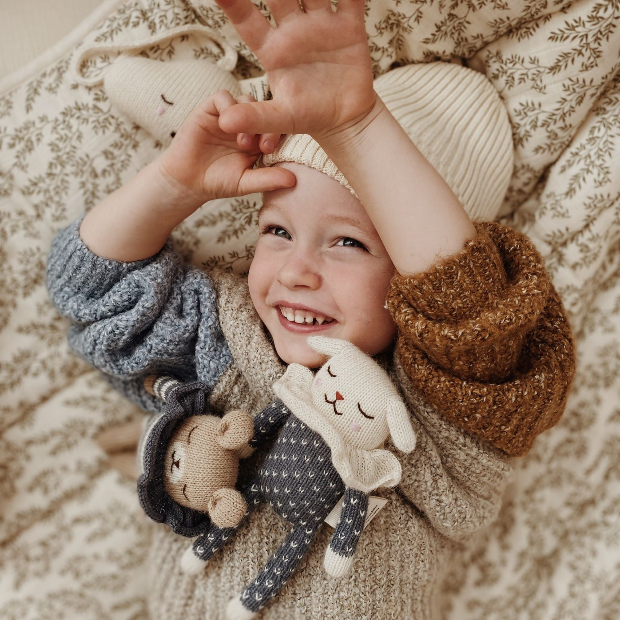 Kuscheltier "Lamb slate dots pyjamas"