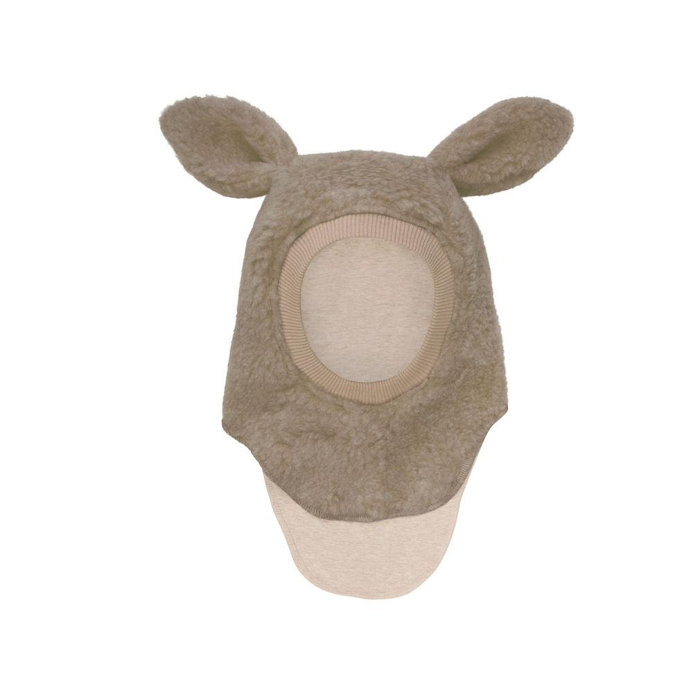 Balaclava Ears Wool Teddy