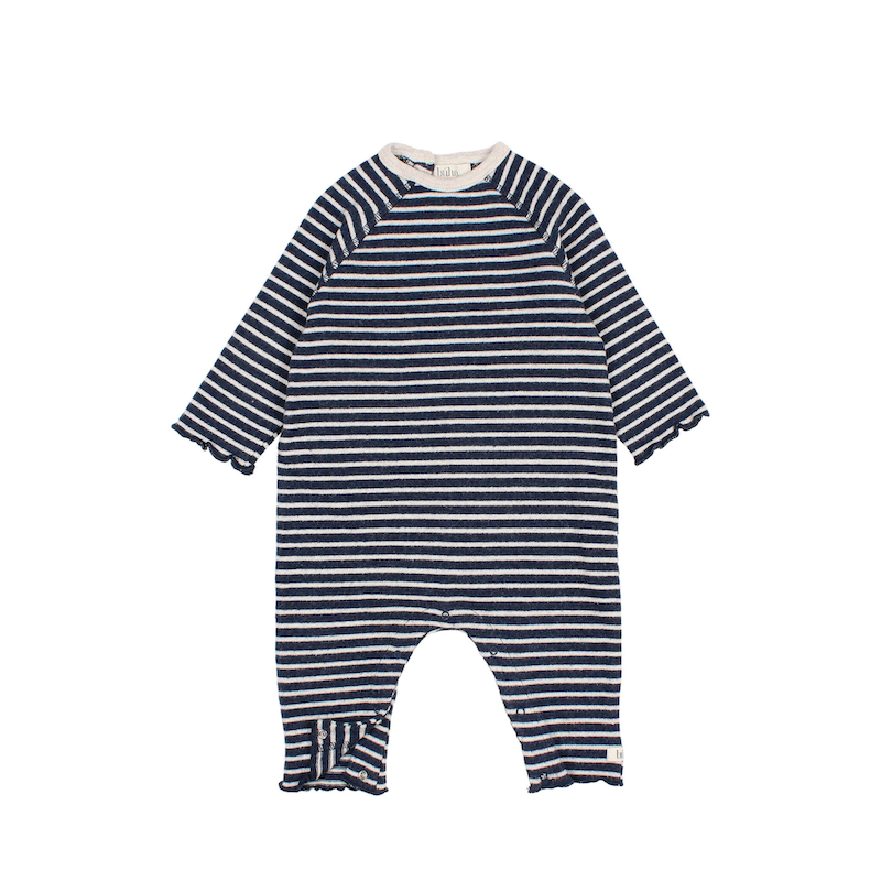 Gestreifter Jersey-Jumpsuit