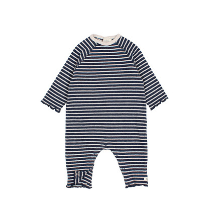 Gestreifter Jersey-Jumpsuit