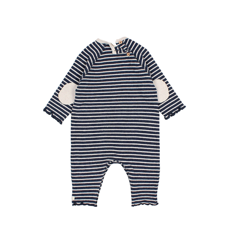 Gestreifter Jersey-Jumpsuit