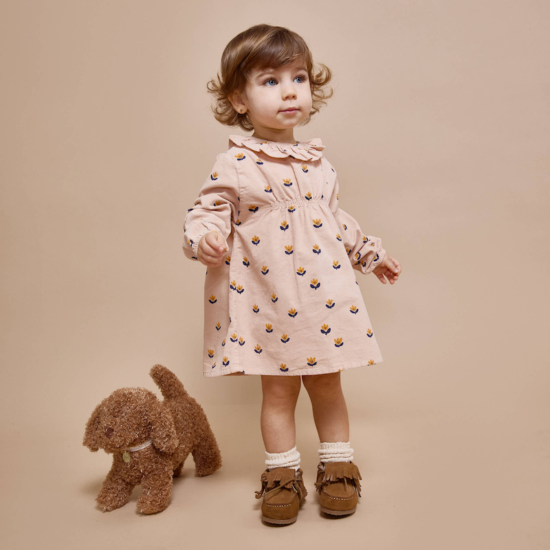 Naïf Kleid aus Babycord