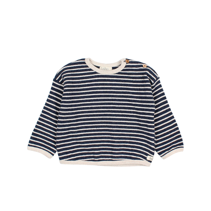 Gestreiftes Sweatshirt aus Jersey