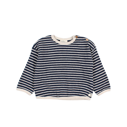 Gestreiftes Sweatshirt aus Jersey