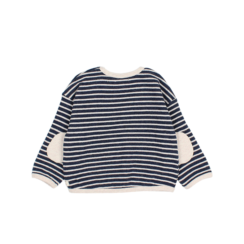 Gestreiftes Sweatshirt aus Jersey