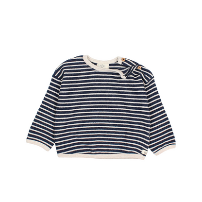 Gestreiftes Sweatshirt aus Jersey