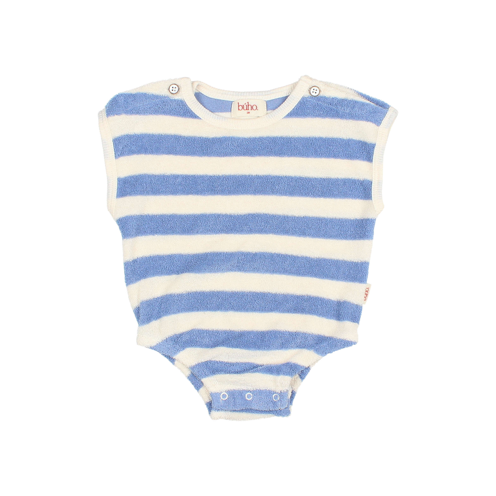 Terry gestreiftes Romper
