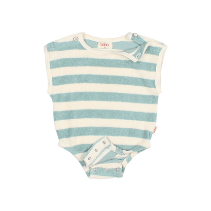 Terry gestreiftes Romper