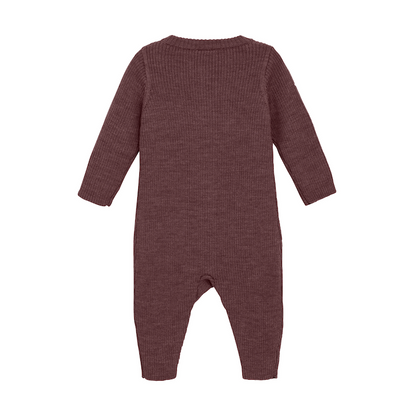 Gestrickter Jumpsuit aus 100% Wolle