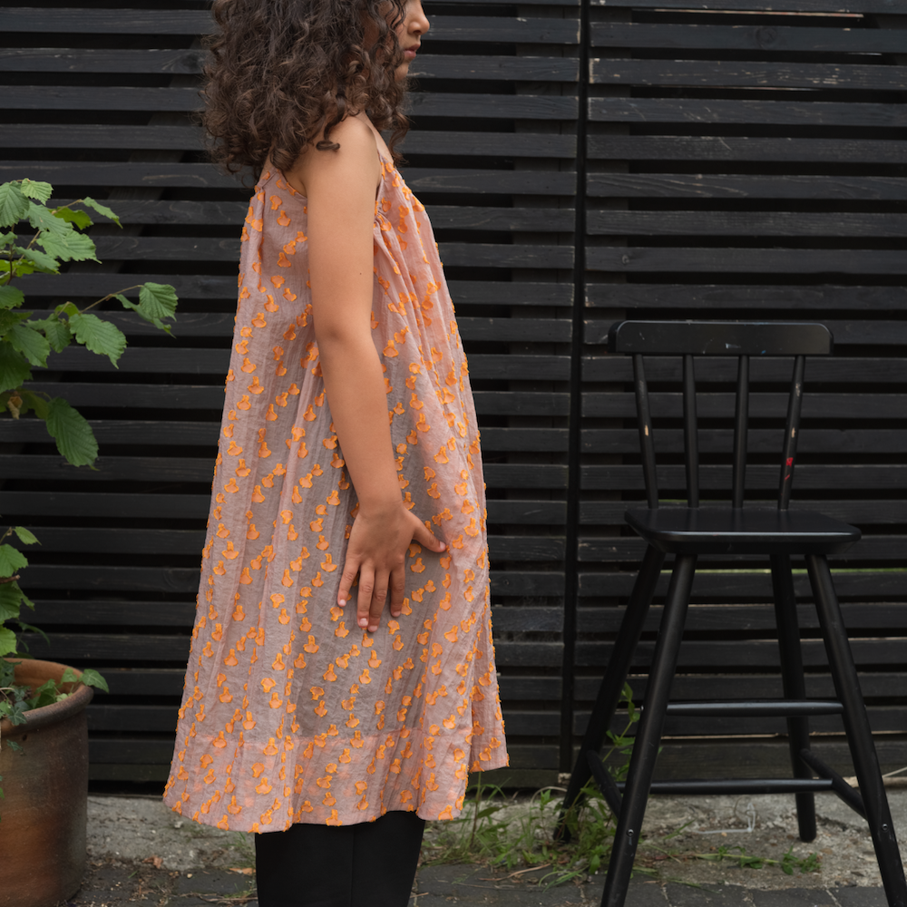 Cleo Sheer Dot A-Linie Kleid