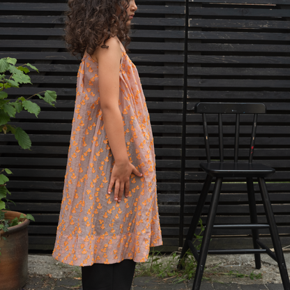 Cleo Sheer Dot A-Linie Kleid