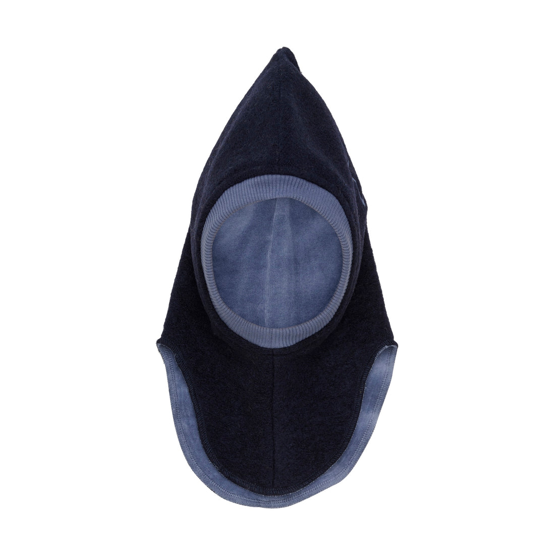 Schlupfmütze aus Wolle - 2-lagig