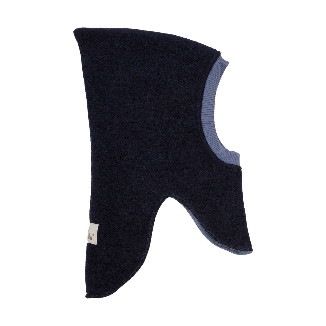 Schlupfmütze aus Wolle - 2-lagig