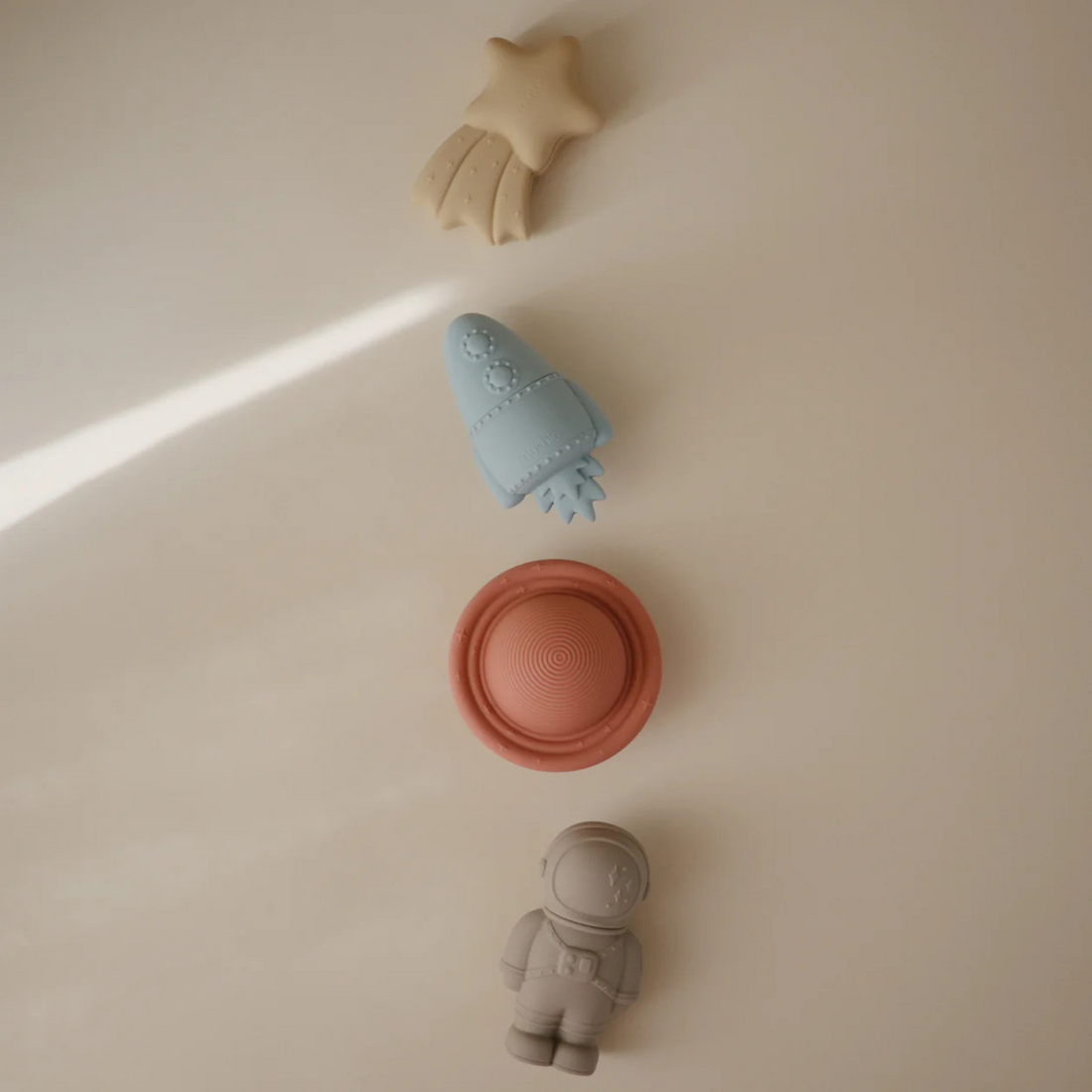 Mushie - Space Bath Play Set- 4 Pack