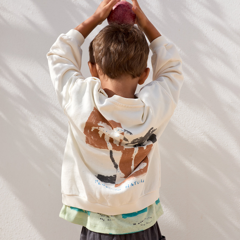 Sweater mit Rückenprint