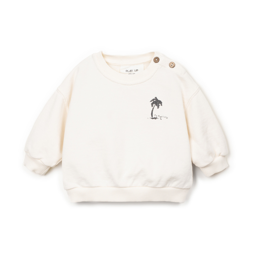 Sweater mit Rückenprint