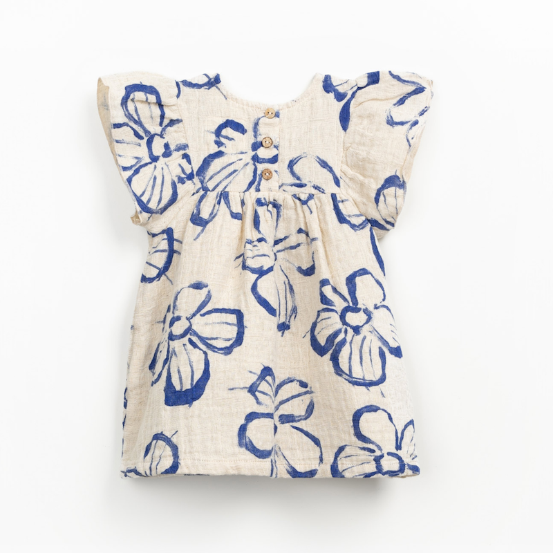 Leichtes Baumwollkleid mit Print