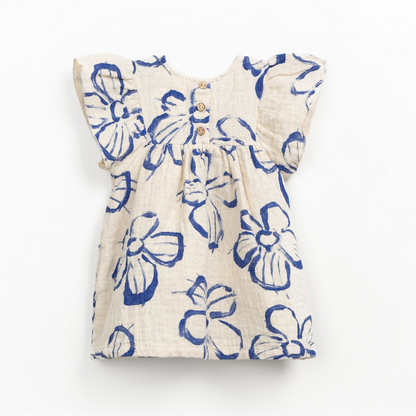 Leichtes Baumwollkleid mit Print