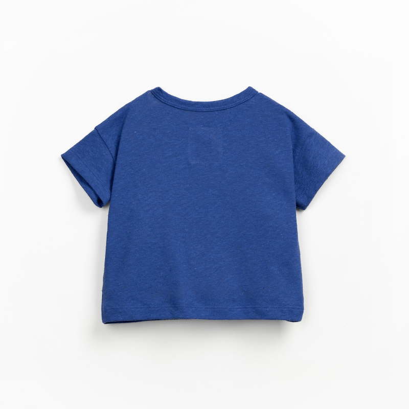 T-Shirt mit vorderer Knopfleiste