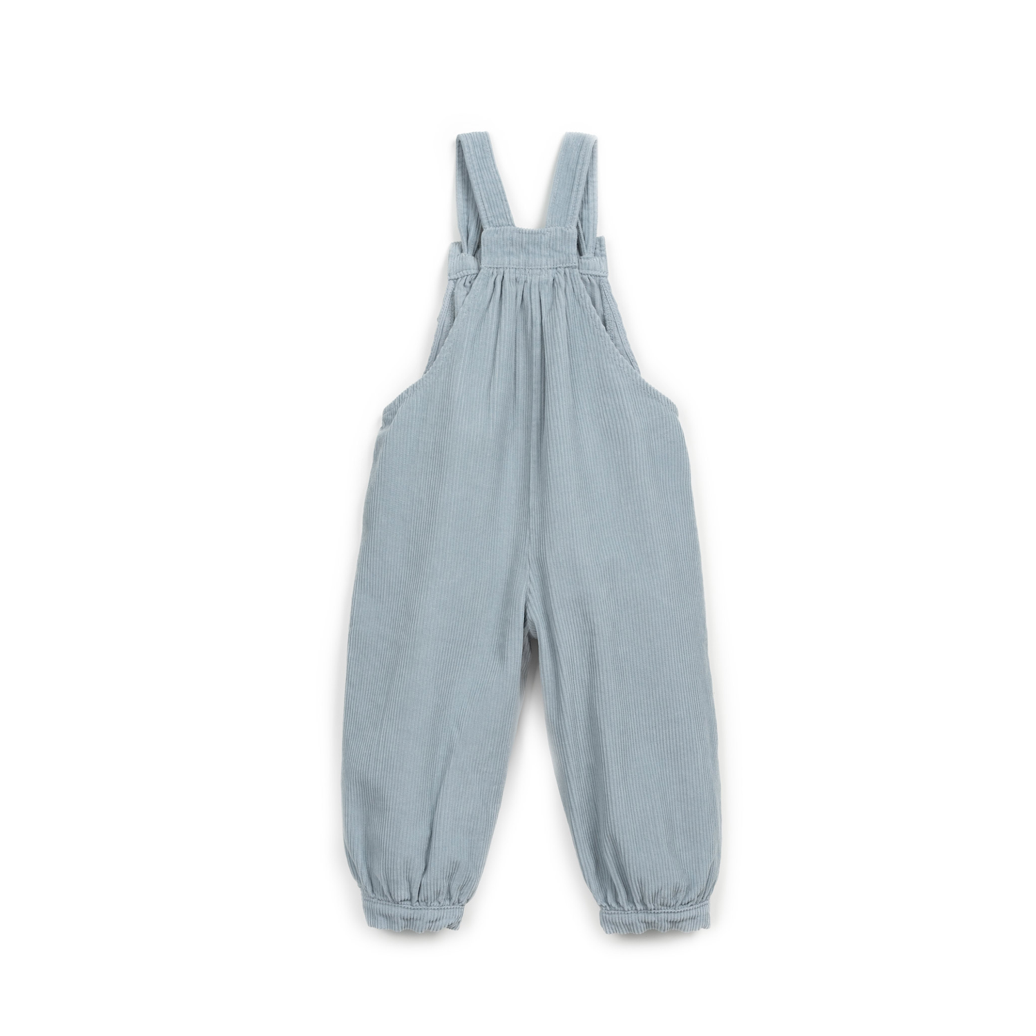 Cord-Latzhose | Geraffter Jumpsuit mit Balloneffekt